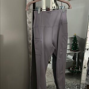 Women's Gray High-Waisted Pants